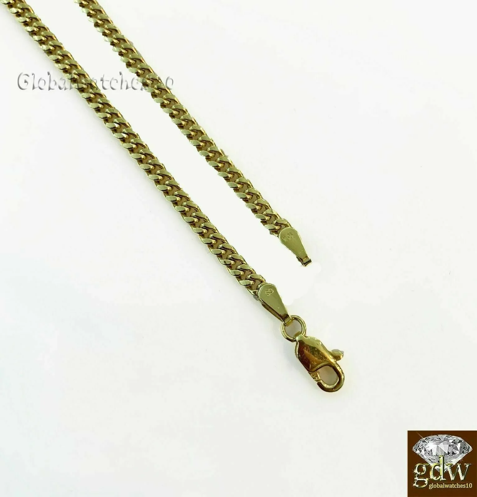 10k Gold Basketball Pendant with Miami Cuban Chain 22" 24" 26" 28" Real