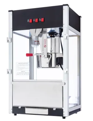 16oz Black Canadian Commercial Popcorn Machine