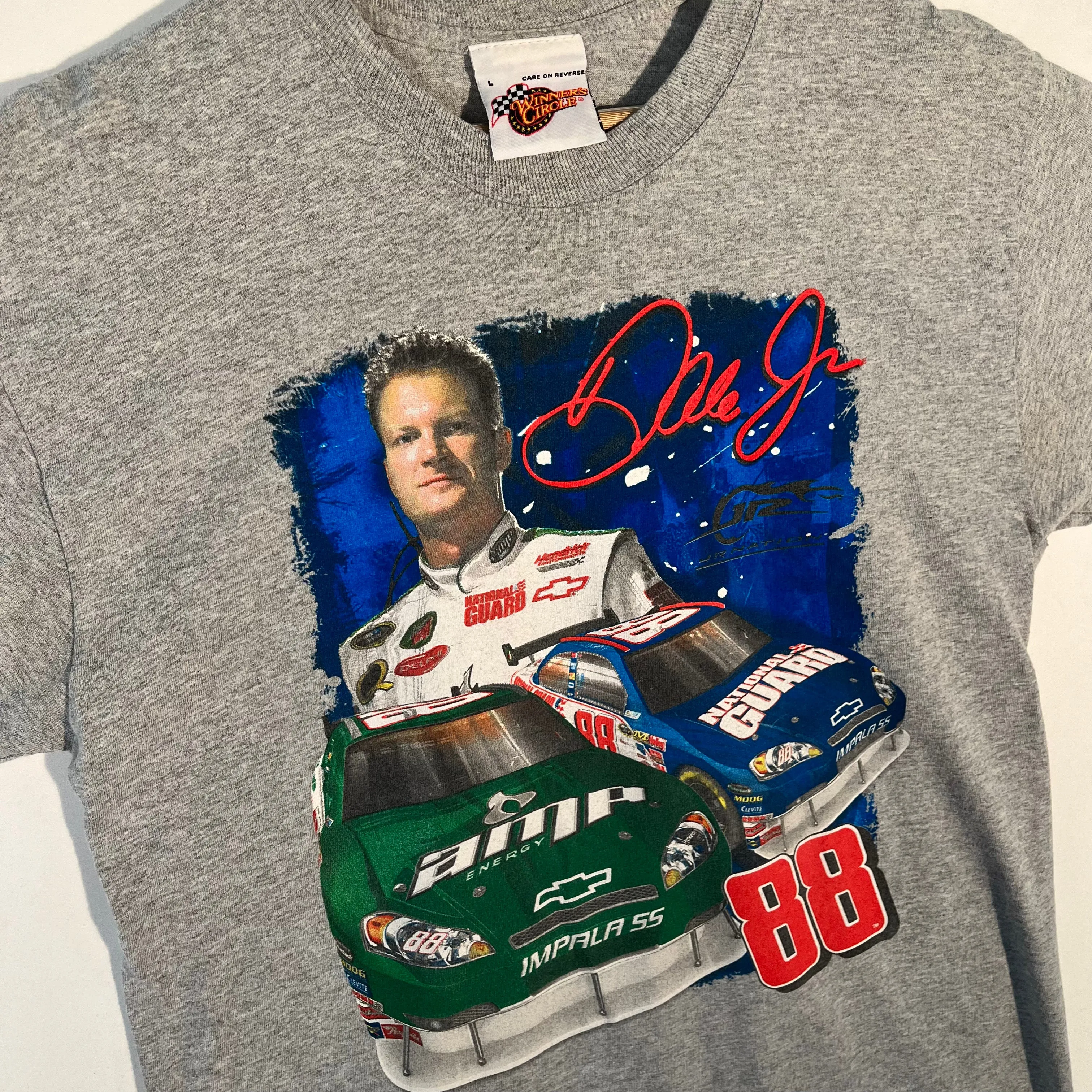 2008 Winner's Circle Dale Earnhardt Jr. #88 NASCAR Tee - Grey