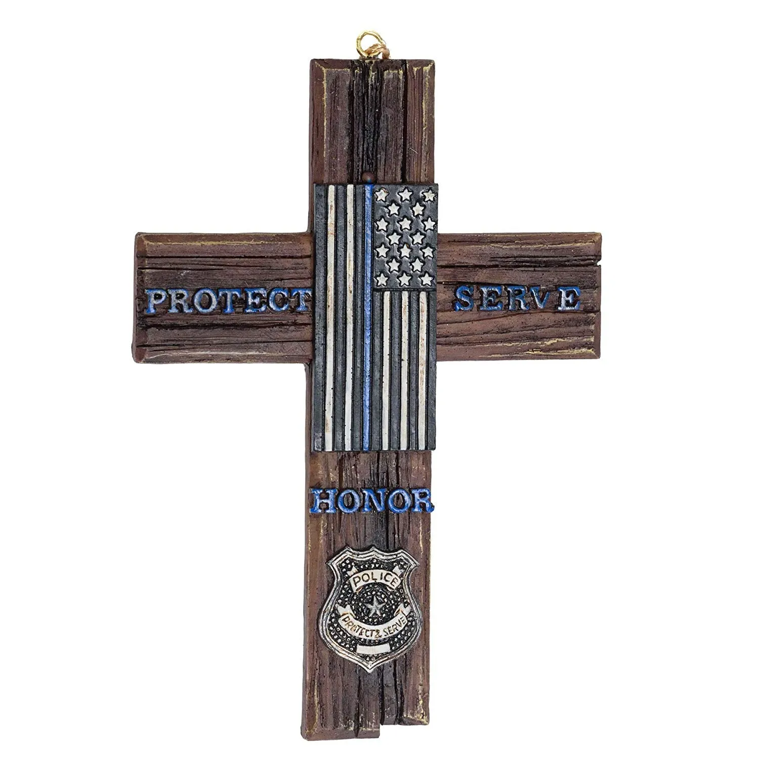 4 X 6 Police Flag Cross