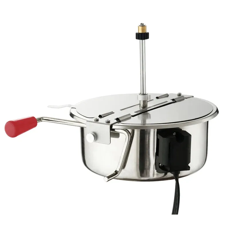 8oz Black Canadian Commercial Popcorn Machine with Stand 8oz
