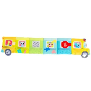 Accordion Bus Soft Textured Fabric Sensory Book