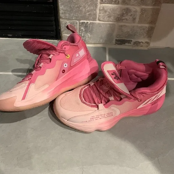 Adidas Dame Dolla Pink Basketball Shoes