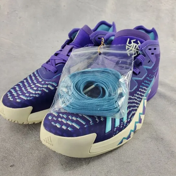 Adidas D.O.N.‎ Purple Rush Throwback Utah Jazz Basketball Shoes HR0710 Size 6.5