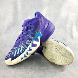 Adidas D.O.N.‎ Purple Rush Throwback Utah Jazz Basketball Shoes HR0710 Size 6.5