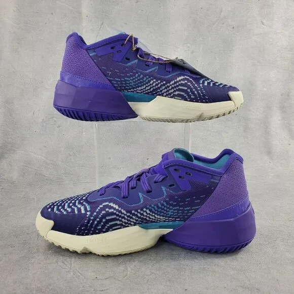 Adidas D.O.N.‎ Purple Rush Throwback Utah Jazz Basketball Shoes HR0710 Size 6.5