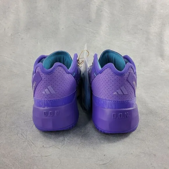 Adidas D.O.N.‎ Purple Rush Throwback Utah Jazz Basketball Shoes HR0710 Size 6.5