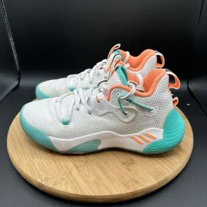 Adidas Harden Stepback 3J Youth Size 5 Basketball Shoes White Sneakers GW6575