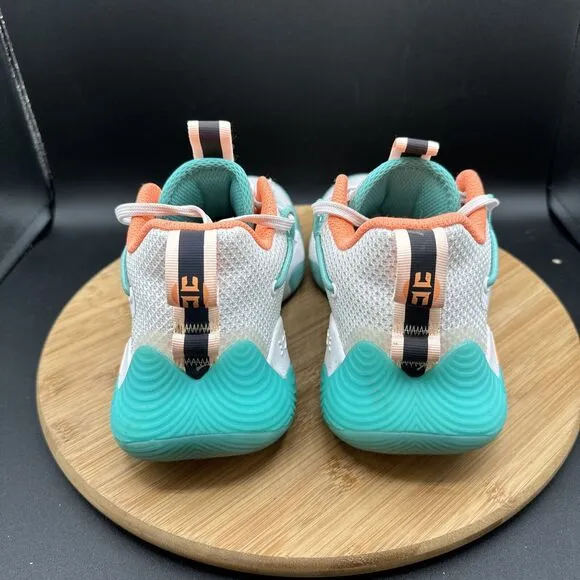 Adidas Harden Stepback 3J Youth Size 5 Basketball Shoes White Sneakers GW6575