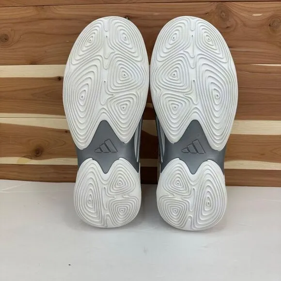 Adidas Women's Exhibit Select Mid Basketball‎ Shoes White Marble Size 9.5