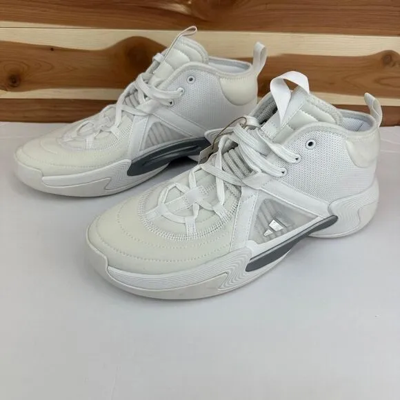 Adidas Women's Exhibit Select Mid Basketball‎ Shoes White Marble Size 9.5
