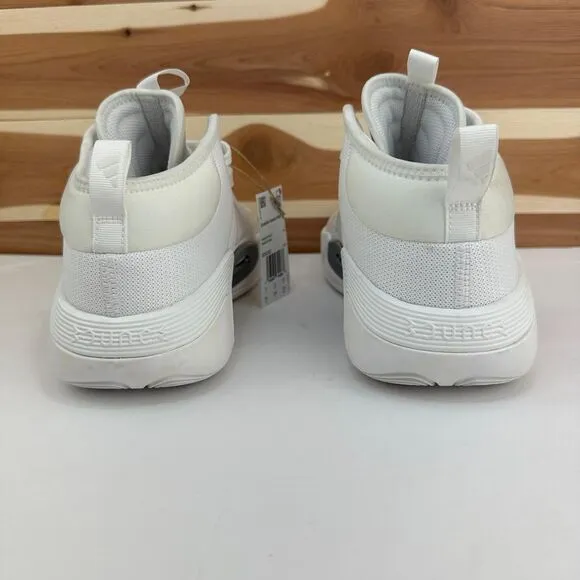 Adidas Women's Exhibit Select Mid Basketball‎ Shoes White Marble Size 9.5