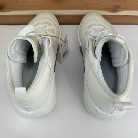 Adidas Women's Exhibit Select Mid Basketball‎ Shoes White Marble Size 9.5