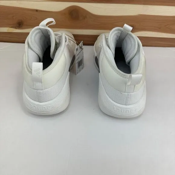 Adidas Women's Exhibit Select Mid Basketball‎ Shoes White Marble Size 9.5
