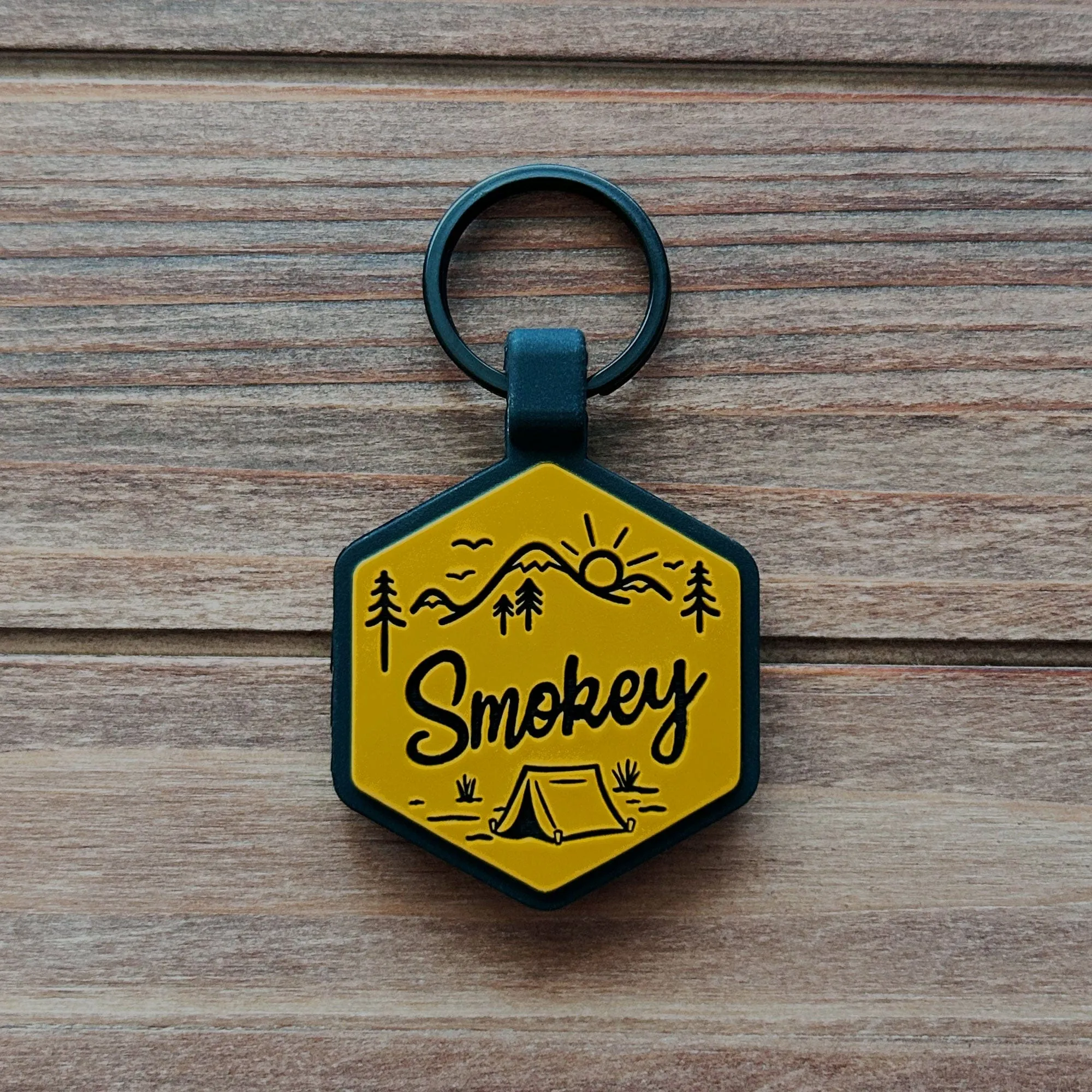 Adventure Is Calling Silicone ID Tag