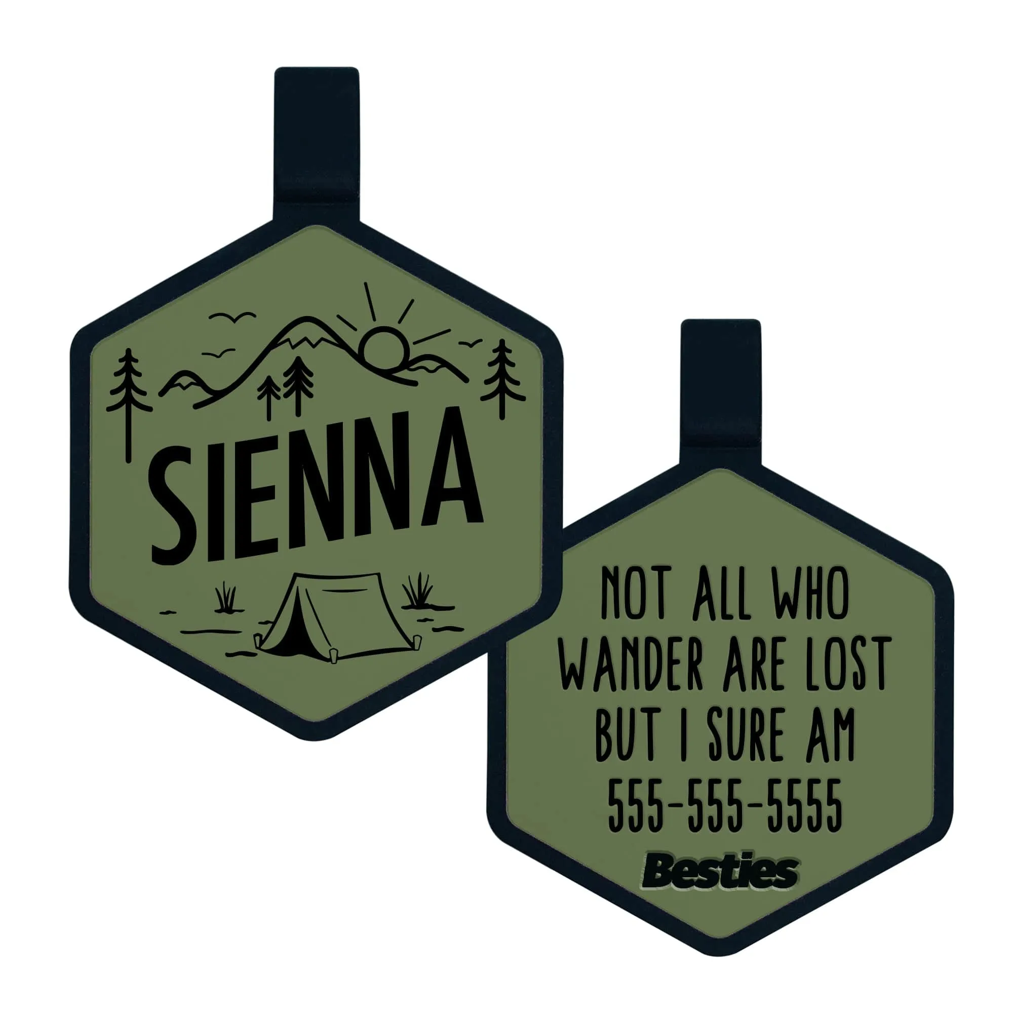 Adventure Is Calling Silicone ID Tag