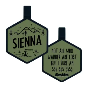 Adventure Is Calling Silicone ID Tag