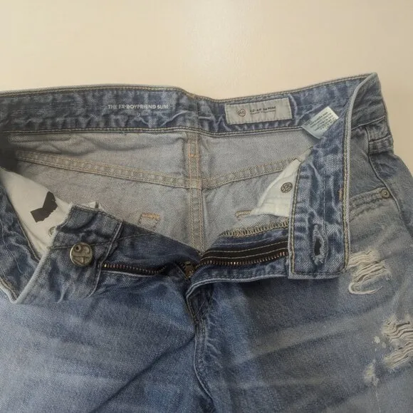 AG-ED Adriano Goldschmied Jeans 26W Distressed and Paint Splattered