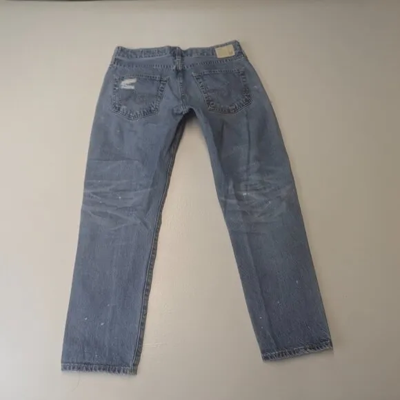 AG-ED Adriano Goldschmied Jeans 26W Distressed and Paint Splattered