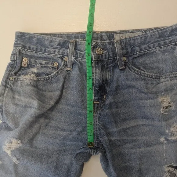 AG-ED Adriano Goldschmied Jeans 26W Distressed and Paint Splattered