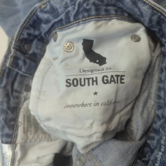 AG-ED Adriano Goldschmied Jeans 26W Distressed and Paint Splattered