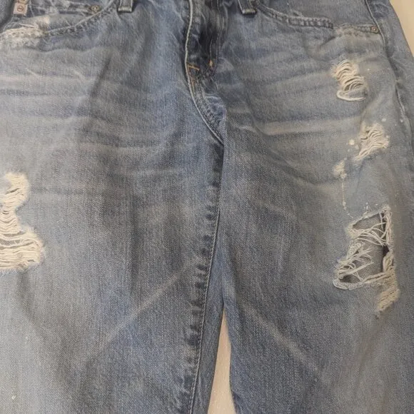 AG-ED Adriano Goldschmied Jeans 26W Distressed and Paint Splattered