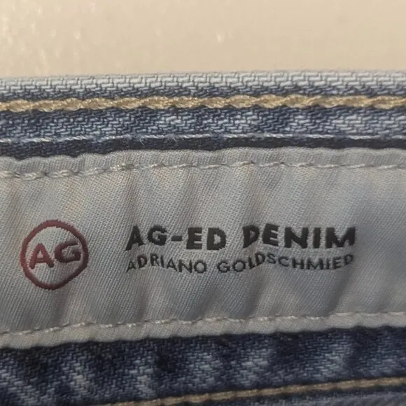 AG-ED Adriano Goldschmied Jeans 26W Distressed and Paint Splattered