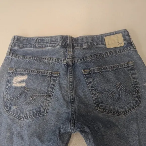AG-ED Adriano Goldschmied Jeans 26W Distressed and Paint Splattered