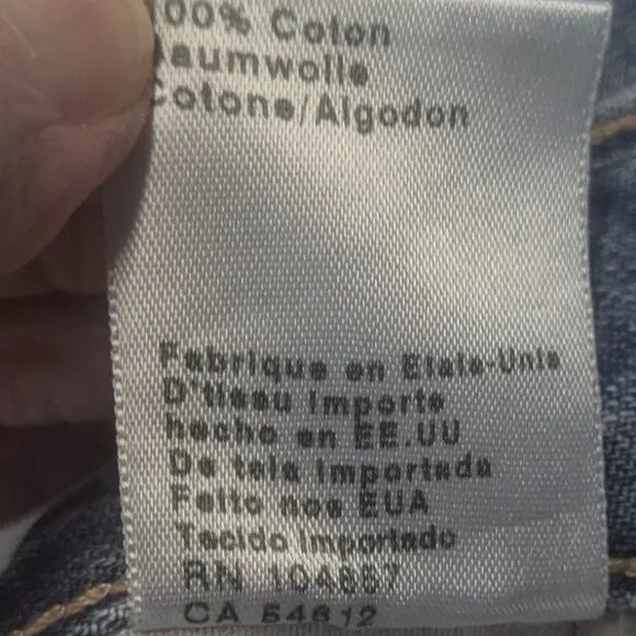 AG-ED Adriano Goldschmied Jeans 26W Distressed and Paint Splattered