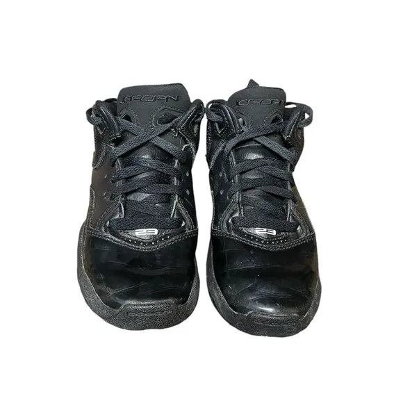 Air Jordan B'Loyal Nike Mid-Hi Triple Black Leather Kids Size 11 C