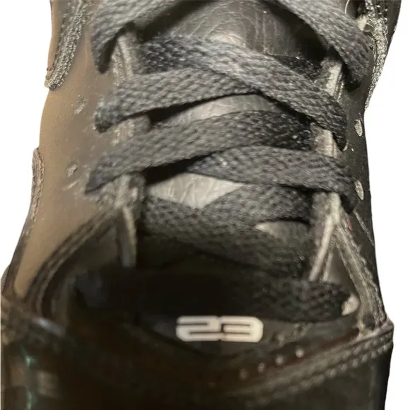 Air Jordan B'Loyal Nike Mid-Hi Triple Black Leather Kids Size 11 C