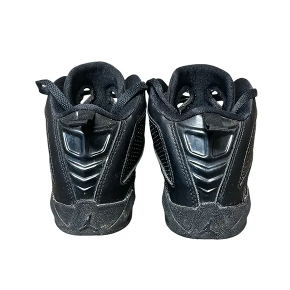 Air Jordan B'Loyal Nike Mid-Hi Triple Black Leather Kids Size 11 C