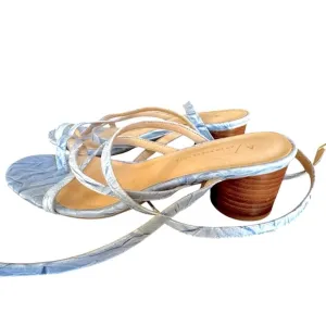 Anthropologie Blue Sandals size 8.5