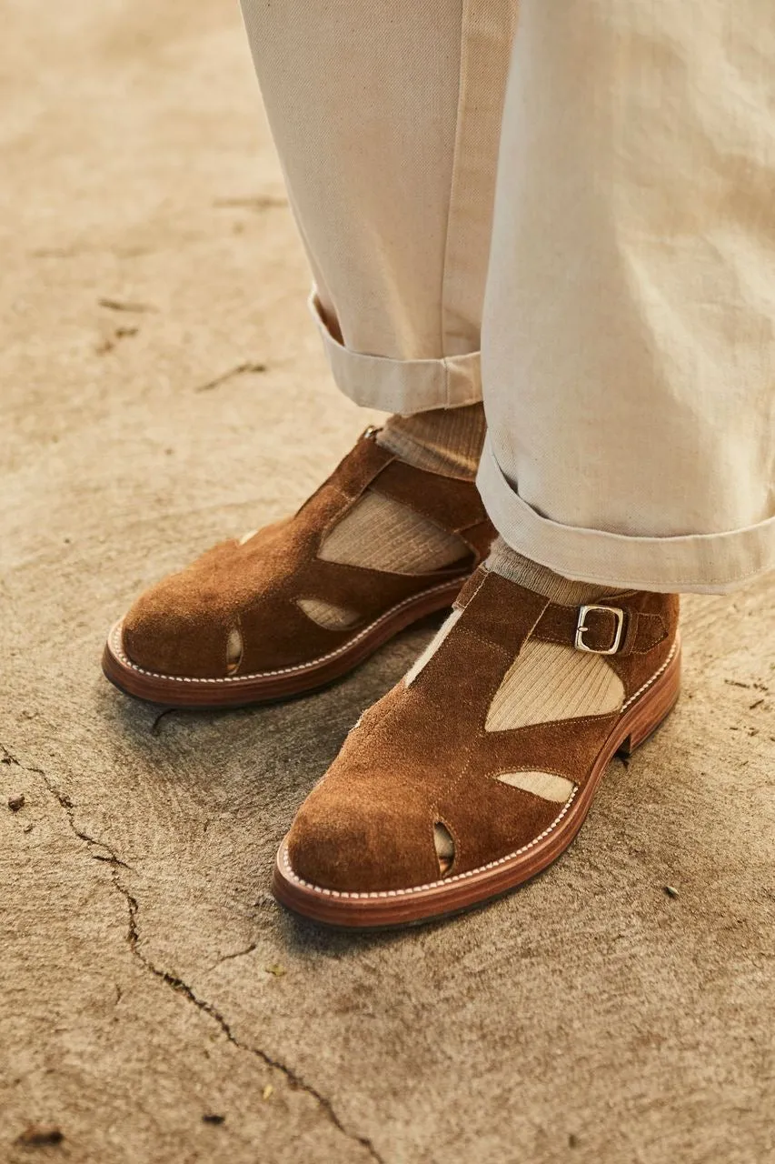Autumn Sandal - Peanut Suede