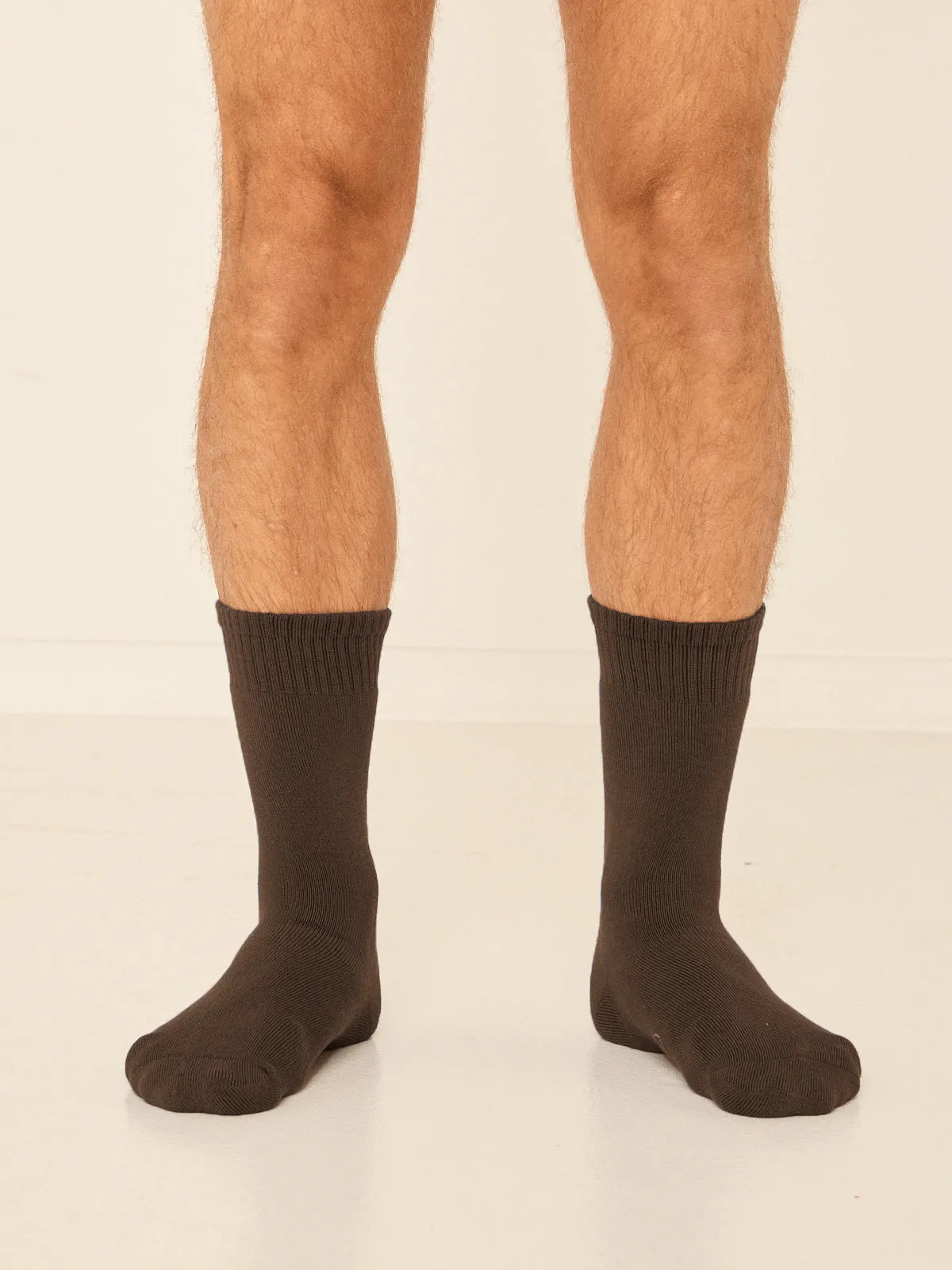 Bamboo Thick Socks - Cocoa