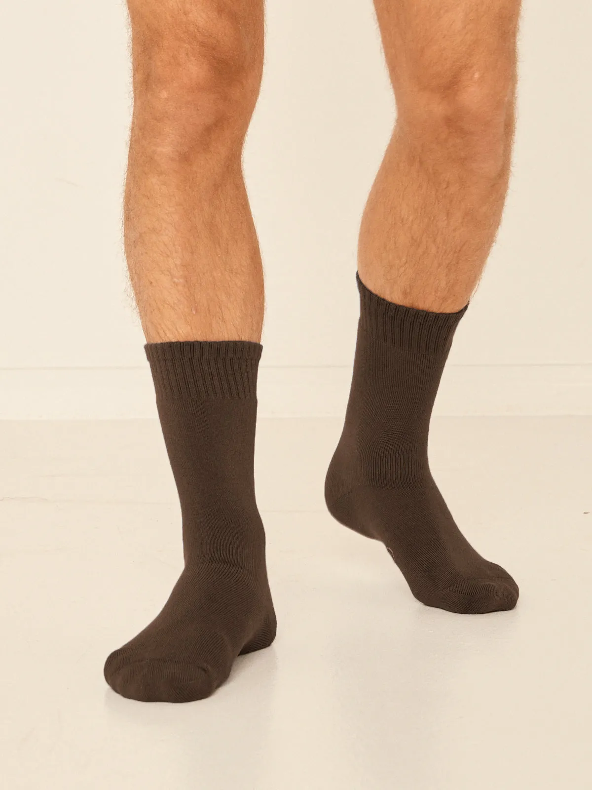 Bamboo Thick Socks - Cocoa