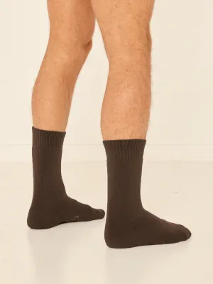 Bamboo Thick Socks - Cocoa