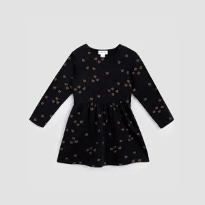 Basketball Heart Cluster Long Sleeved Dress