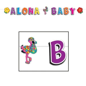 Beistle Hula Baby Streamer 80.5 in  x 8' (1/Pkg) Party Supply Decoration : Baby Shower