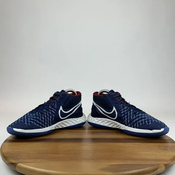Big Kids Nike KD Trey VIII Blue Void Mid Basketball Sneakers Shoes Size 5.5 Y‎