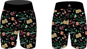 Black Hiking/Walking Women's Active Shorts