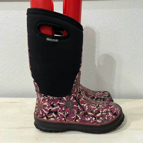 Bogs Floral Classic Pull Up Boots