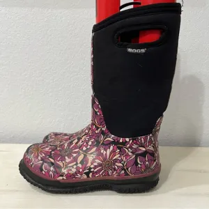 Bogs Floral Classic Pull Up Boots