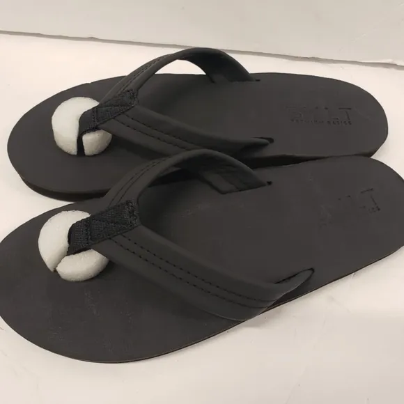 BYLT premium basics Black flip flops size 10 New