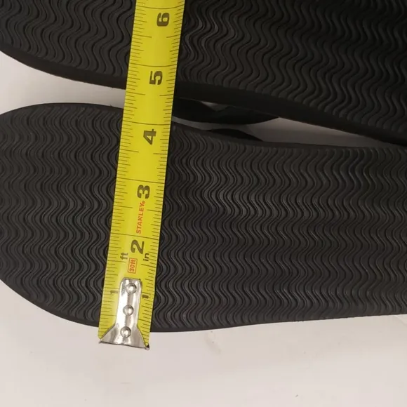 BYLT premium basics Black flip flops size 10 New