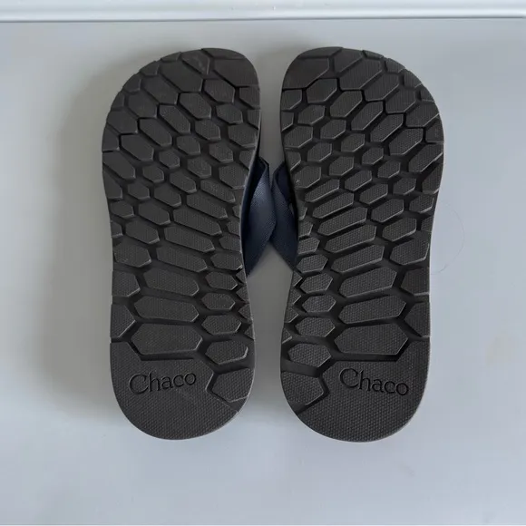 Chaco Lowdown Flip Flops Dusty Blue Navy Mens 13 NEW WITH TAGS