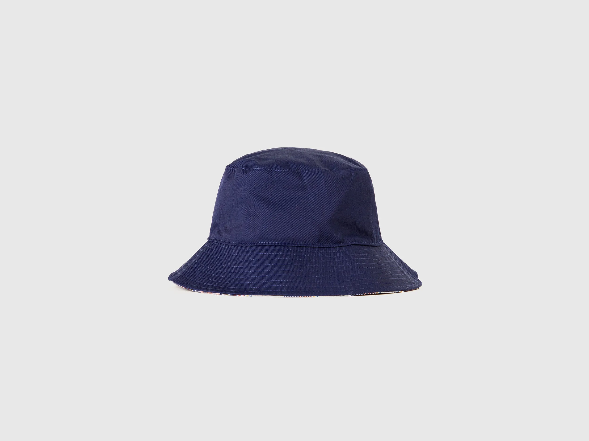 Checkered Multicolor Reversible Bucket Hat