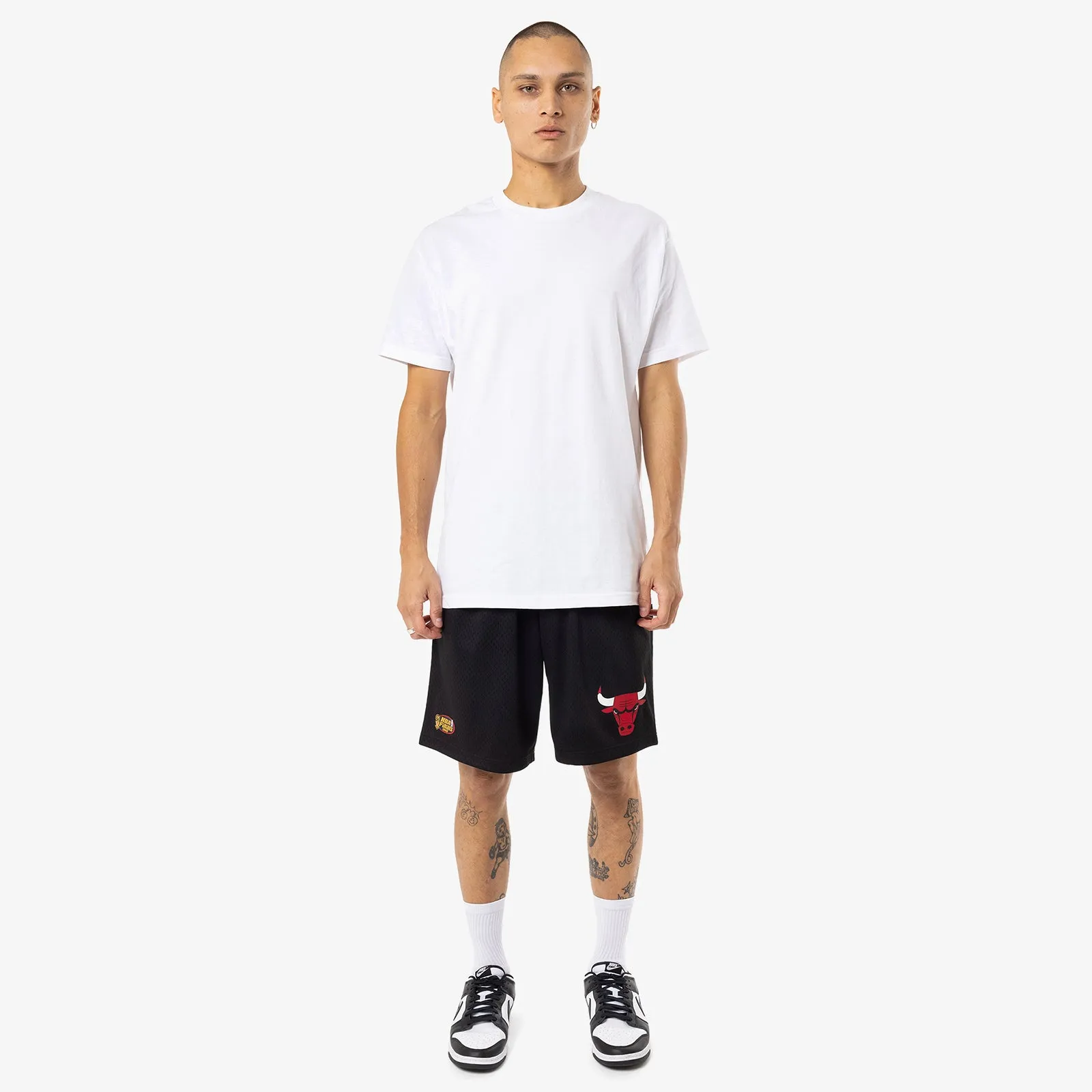 Chicago Bulls Mesh Court Shorts - Black