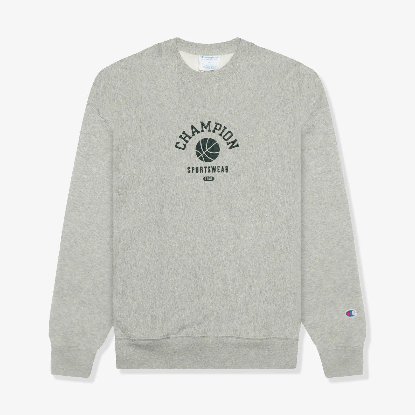 Clubhouse Logo Crew Sweatshirt - Grey Marle