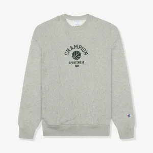 Clubhouse Logo Crew Sweatshirt - Grey Marle